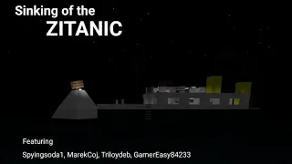 Sinking of the Zitanic ||| Roblox