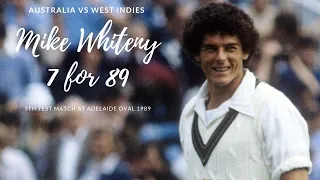 Mike Whitney 7 for 89 vs West Indies at Adelaide Oval 1989