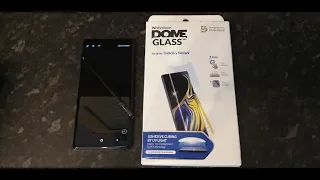 Best Phone Screen Protector On The Market! (Dome Glass), fitting one to my Samsung Note 9