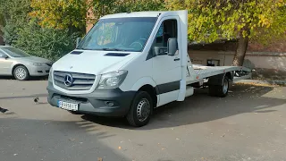 Mercedes-Benz sprinter 519 евакуатор заміна резини установка бризовиків