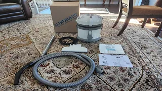 Lindhaus HF6 Canister Vacuum Unboxing And First Look!