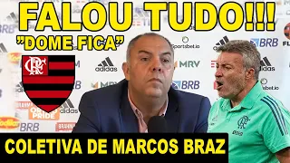 MARCOS BRAZ ABRE O JOGO SOBRE DEMISSÃO DE DOMÈNEC! MANDA RECADO PARA GRUPO POLÍTICO E +! COLETIVA