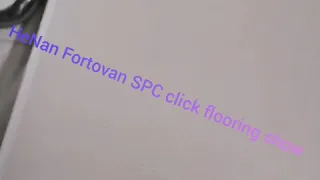 SPC flooring with IXPE underlayment