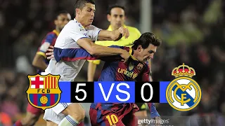 Barcelona vs real Madrid | 5-0 | extended highlights and Goals | laliga 2010