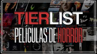 TIERLIST DE PELÍCULAS DE TERROR