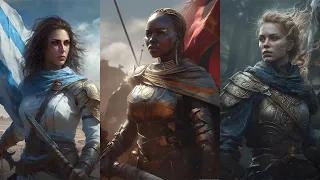 Reimagining Every Country as a Legendary Female Warrior Part 1 🥵😍 | AI generated images