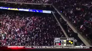 Phillies fans react to Bin Laden news with "USA" chant