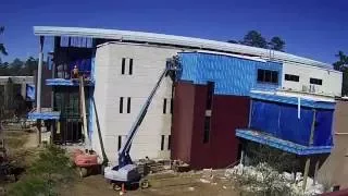 The Rock Math+Science Center Construction Time-Lapse | The John Cooper School