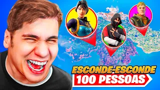 ESCONDE ESCONDE MAS VALE O MAPA INTEIRO DO FORTNITE!