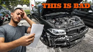 Terrible News Concerning My Wrecked BMW F10 M5 - The Absurd Repair Cost