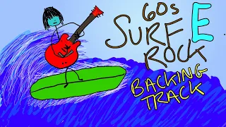 60s Surf Rock in E backing track