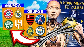 Fiz a INTELIGENCIA ARTIFICIAL montar o NOVO MUNDIAL de CLUBES 2025 e JOGUEI 🏆