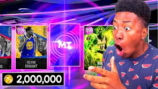 I SPENT 2 MILLION VC ON INSANE PACKS WITH 4 INVINCIBLES + BOL BOL..... NBA 2k22 PACK OPENING