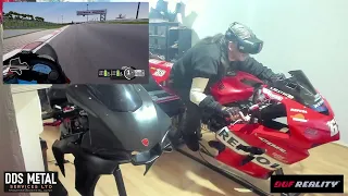 MotoGP23 UEVR DOF Reality P2 Motorcycle Simulator Test