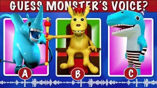 Guess the MONSTER'S VOICE #35 | GARTEN OF BANBAN 4 | HAPPY FRANK, PATCHED ELLIE, KING BOUNCELIA