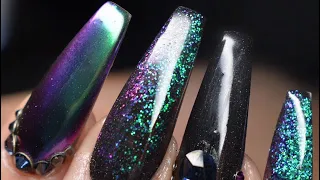 Acrylic Nails| Glam And Glits| Notpolish| Glitter Nails| Encapsulated Nails| Nail Designs