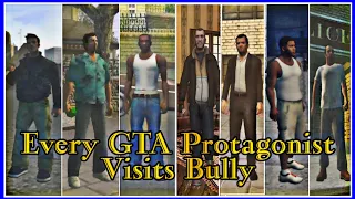 Every GTA Protagonists Visits Bullworth | GTA Characters in BULLY City