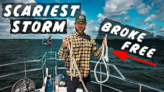 SCARIEST STORM we have ever been in! BROKE OUR BOAT! TRAWLER LIFE! #152
