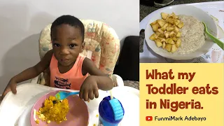 WHAT MY TODDLER EATS IN A DAY IN NIGERIA 2022 l EASY TODDLER MEAL IDEAS l HEALTHY FOOD
