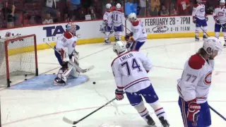 Montreal Canadiens Warmups vs Arizona Coyotes 2-15-16