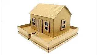 Cómo hacer una casa de cartón paso a paso( how to make a cardboard house)