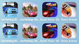 Car Parking Driving School, Car Parking 3D, Rush Hour and More Car Games iPad Gameplay