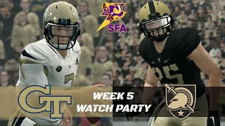 SFA Season 15 Patreon Watch Party: Georgia Tech (2-1) @ Army (1-2)