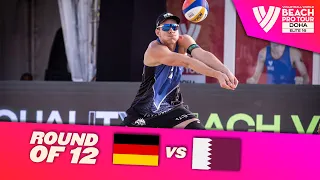 Ehlers/ Wickler vs. Cherif/ Ahmed - Round of 12 Highlights Doha 2023 #BeachProTour