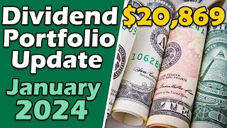 Inside My Dividend Portfolio | Jan 2024 Stocks Purchased and All of the Dividends!