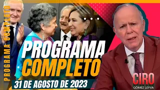 Red de asaltos que opera desde el AICM | Ciro Gómez Leyva | Programa Completo 31/agosto/2023