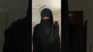 My everyday niqab tutorial (square scarf)💞 #youtube #youtubeshorts #ytshorts