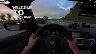 BMW M3 🆚 Porsche Macan German Autobahn Race