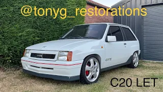 VAUXHALL NOVA C20 LET GTE REP RESTORATION PROJECT OPEL CORSA A