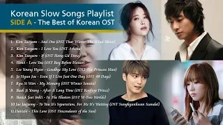 Korean Slow Songs Playlist with Lyrics - Side A : The Best of Korean OST