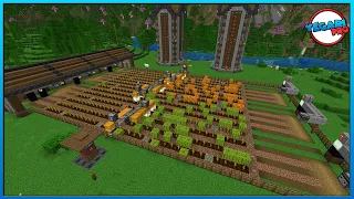 Granja de Sandias y Calabazas Minecraft Bedrock y Java 1.20🍉✅