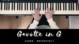 Handel: Gavotte in G  | hands separately