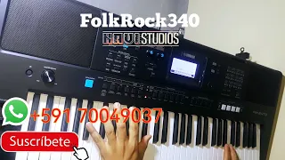 Folkrock 340 ®Original para yamaha psr E 473 #reydepazesperanza