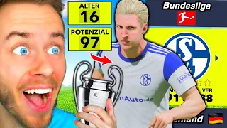 NUR mit JUGENDSPIELERN zum CHAMPIONS LEAGUE TITEL! 🏆👶🏼 (Schalke Sprint to Glory)