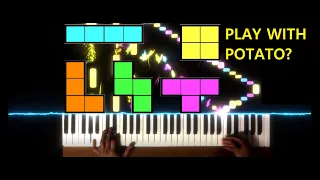 10 Levels of Tetris Theme Song Piano Music - Easy to Insane (play with a POTATO?)