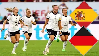 Germany Woman vs Spain  Woman  Highlights & All Goals | UEFA Women's EURO 2022