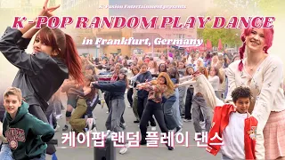 [4K in Public] April | K-POP RANDOM PLAY DANCE 랜덤플레이댄스 IN FRANKFURT, GERMANY(PART 1) | K-Fusion Ent.