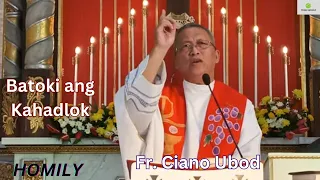 Fr. Ciano Ubod Homily - Unsaon Pagbatok ang Kahadlok?