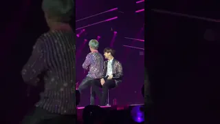 JIKOOK MOMENT during AIRPLANE PT. 2 - Jimin sitting on jungkook lap