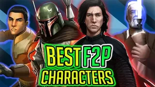 Top 15 Best Free to Play Characters 2018! No Legendary or Raid Reward! | Star Wars: Galaxy of Heroes