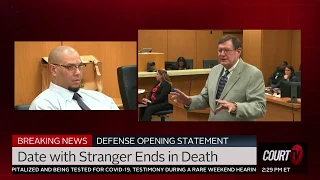 DATING APP MURDER TRIAL | FL v. Andre Warner Defense Opening Statement - COURT TV