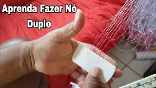 Aprenda Fazer Nó Duplo em Tarrafa