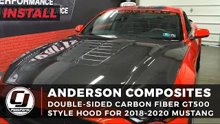 2018-2023 Mustang Install | Anderson Composite GT500 Style Hood
