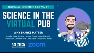 Science in the Virtual & Actual Pub: Why Sharks Matter with Dr. David Shiffman