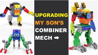 Upgrading My Son's Combiner Mech !! #LEGO