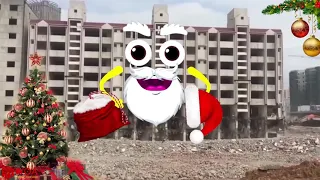 Extreme Dangerous Building Demolition Skills | Santa's Building Doodles Was Broken in Half
